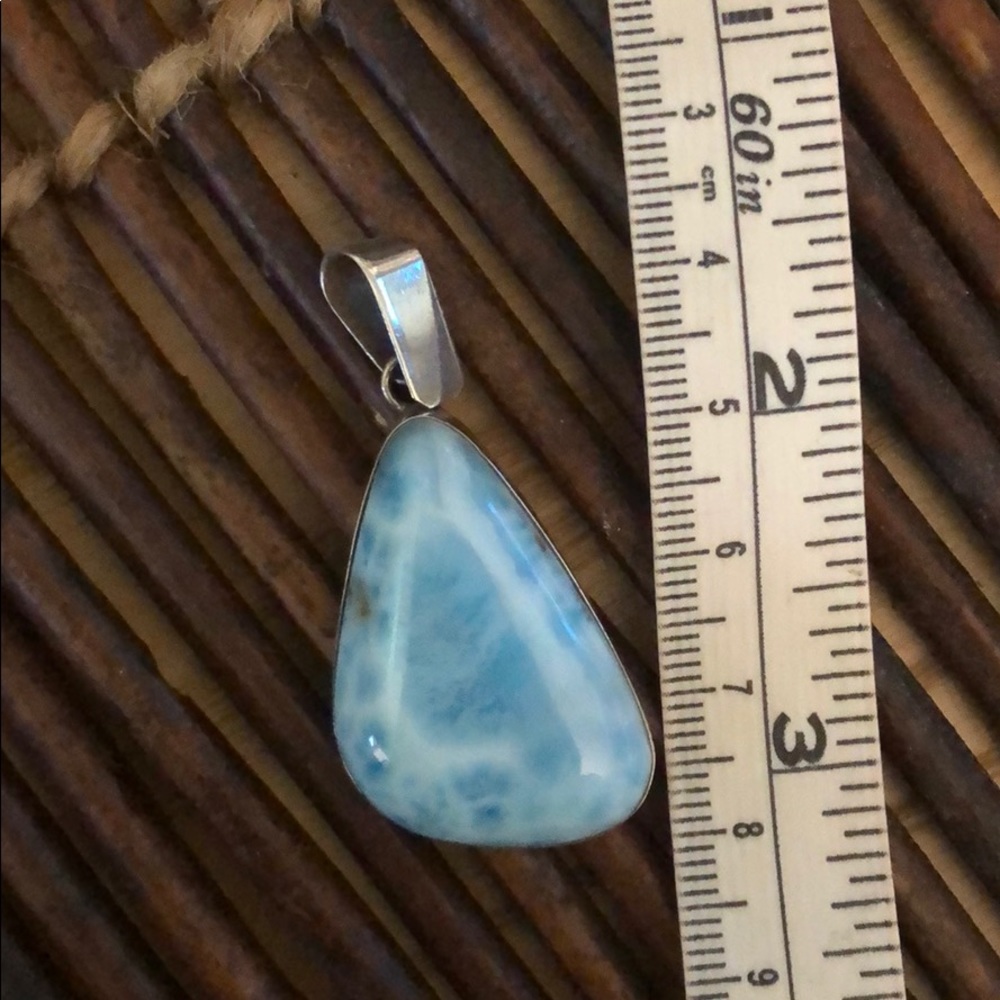Sterling Silver Larimar Pendant - Picture 3 of 6
